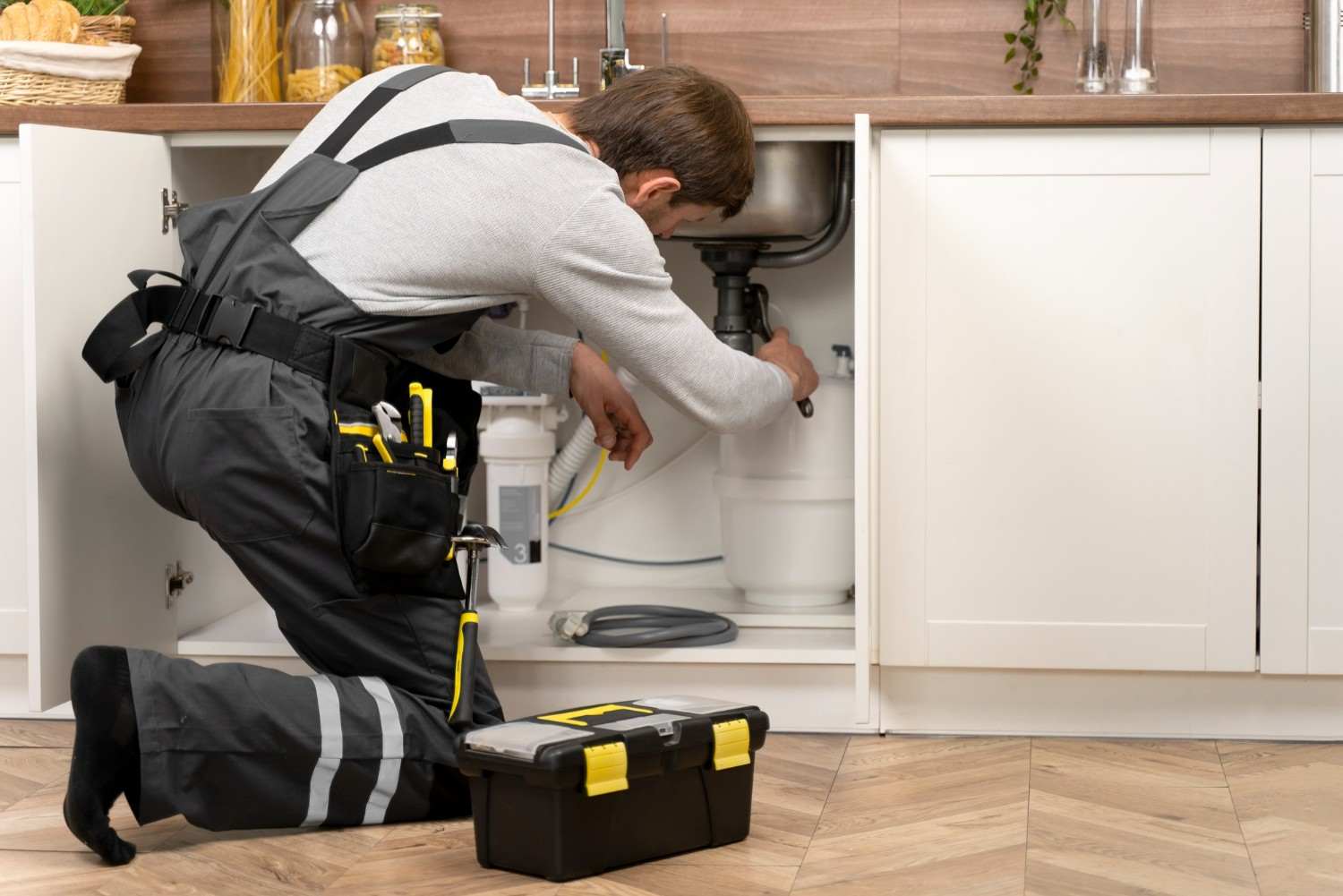 MJ Plumber and Heating leak detection specialist on site